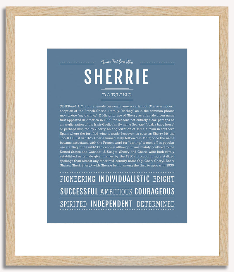 Sherrie | Name Art Print