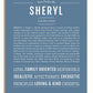 Sheryl | Name Art Print – Name Stories