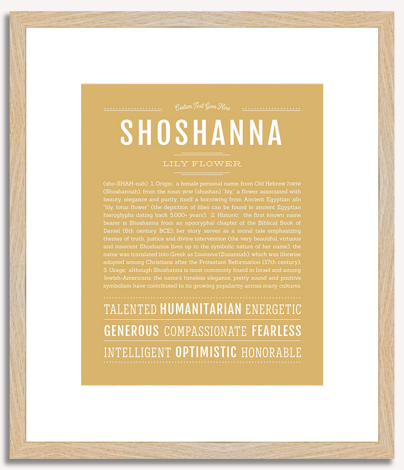 Shoshanna | Name Art Print