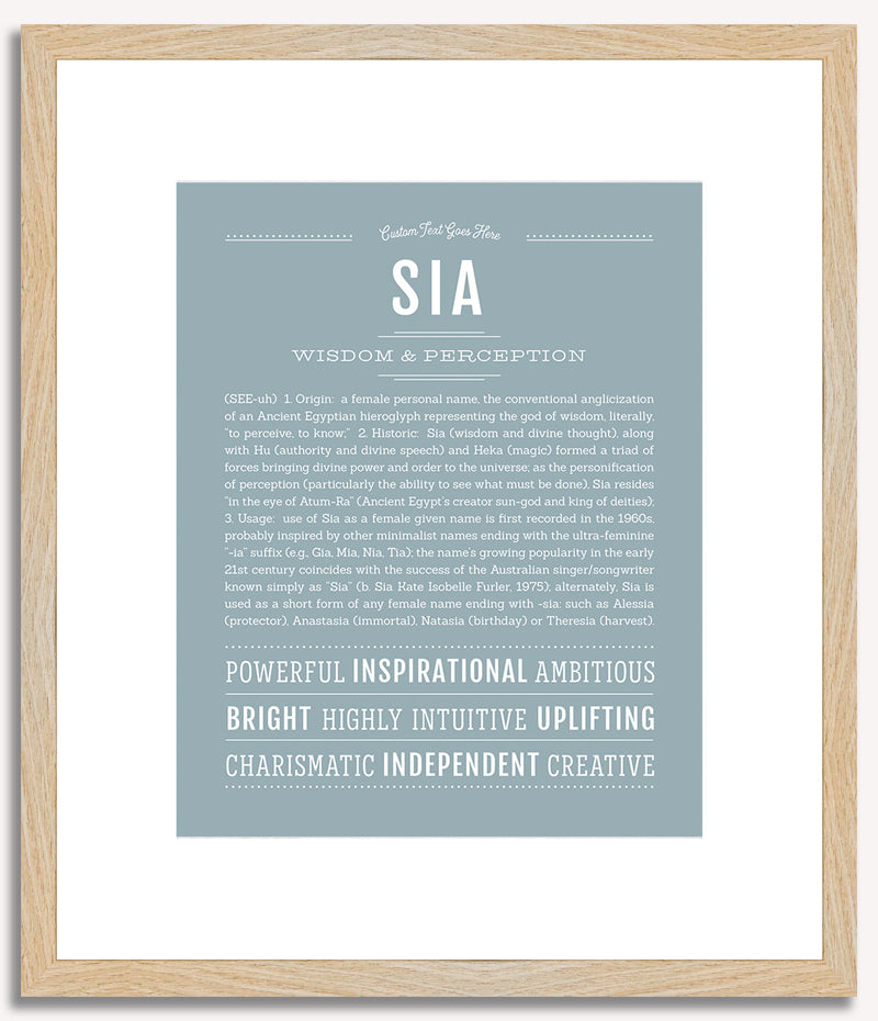 Sia | Name Art Print