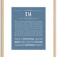 Sia | Name Art Print