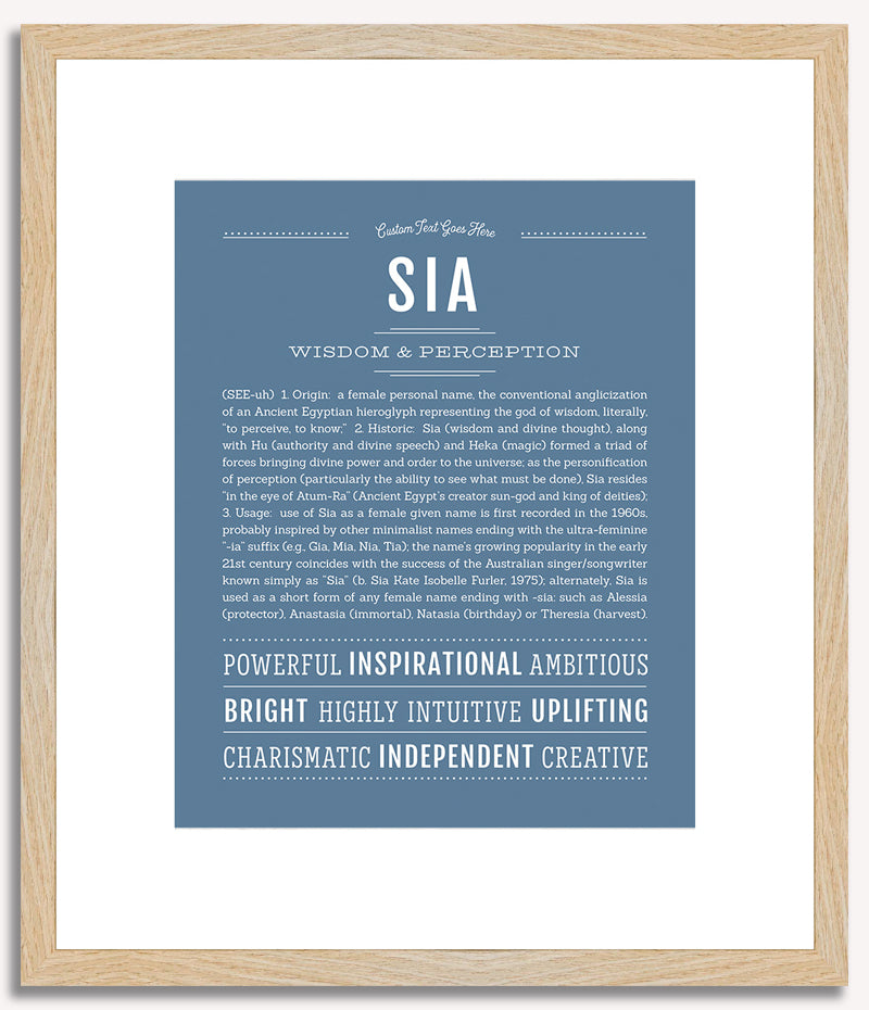 Sia | Name Art Print