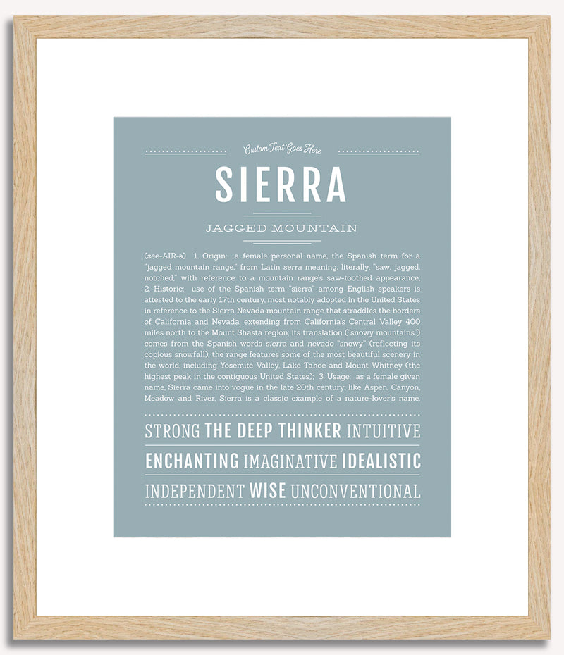 Sierra | Name Art Print