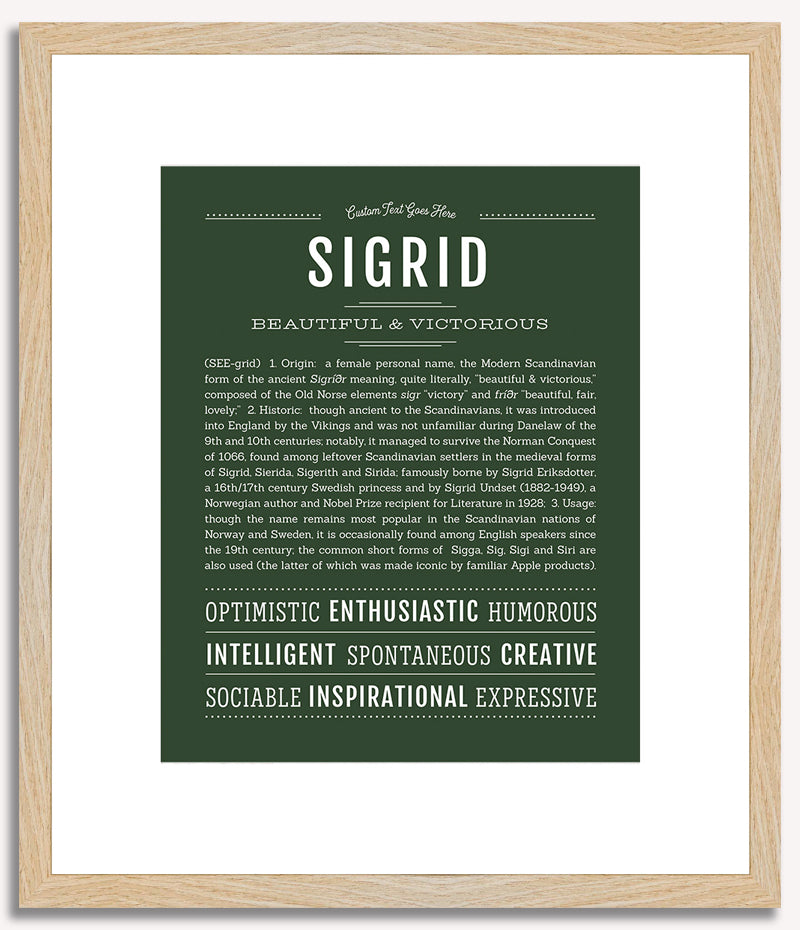 Sigrid | Name Art Print