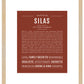Silas | Name Art Print