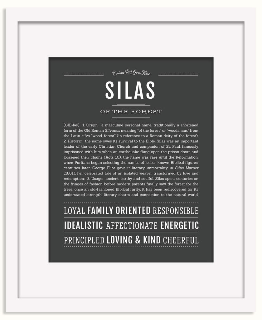 Frame Options | Charcoal Gray | Black Frame, Matted