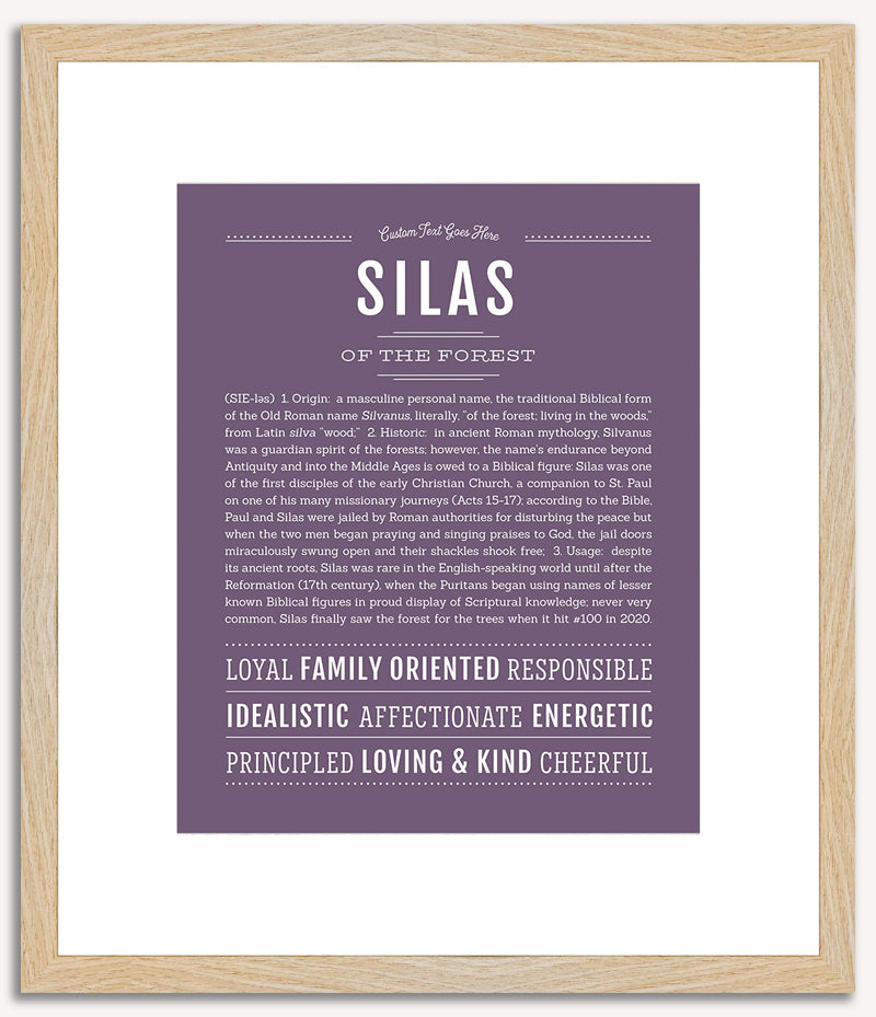 Silas | Name Art Print