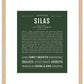 Silas | Name Art Print