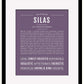 Frame Options | Deep Purple | Maple Frame, Matted
