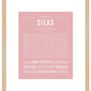 Silas | Name Art Print