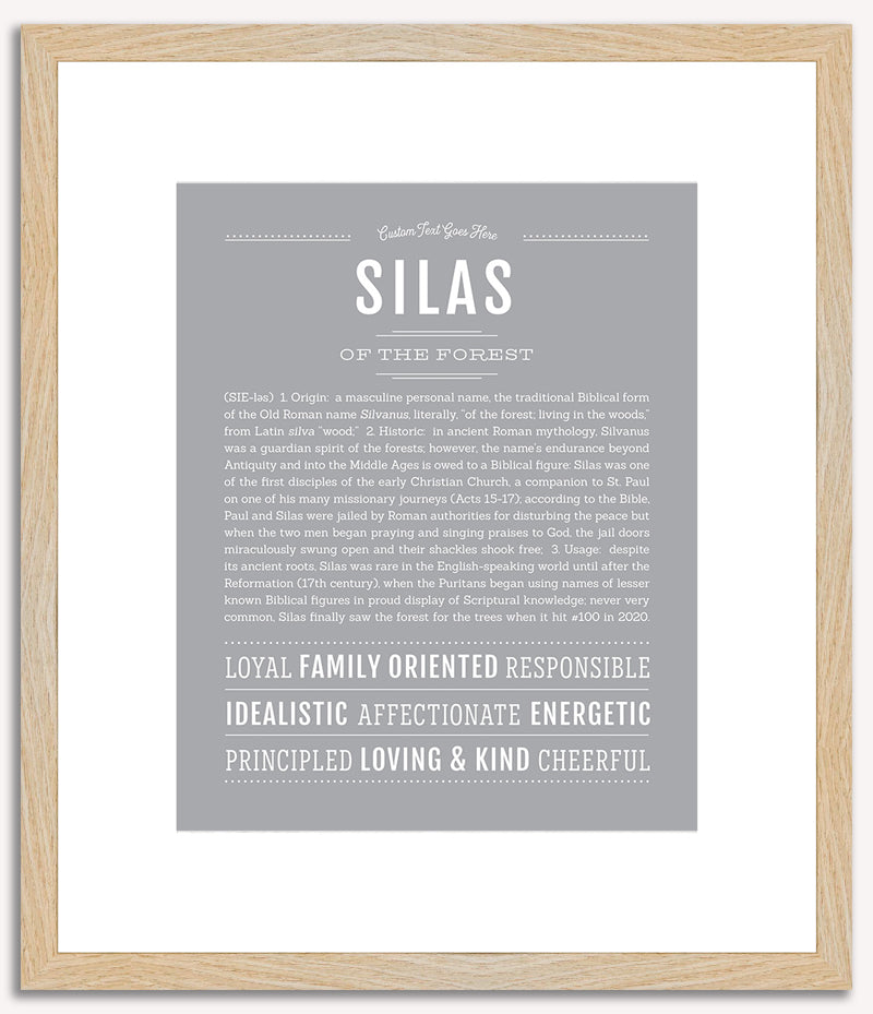 Silas | Name Art Print