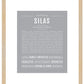 Silas | Name Art Print
