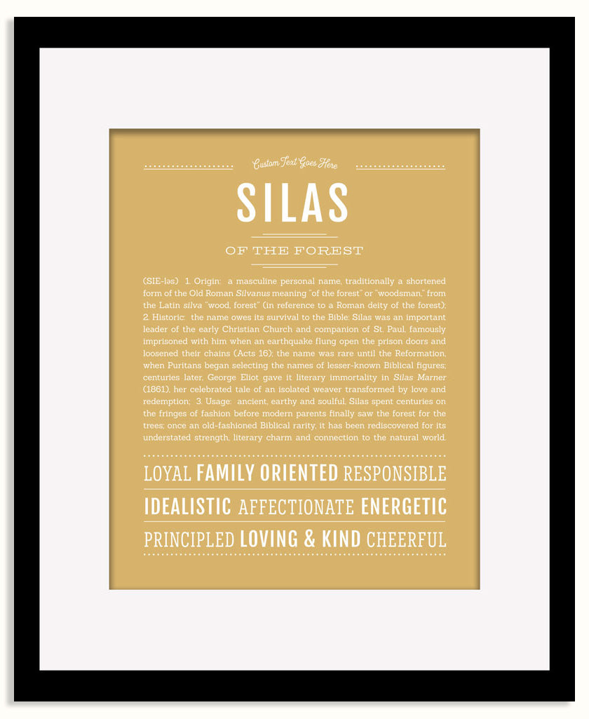 Frame Options | Matte Gold | Maple Frame, Matted
