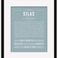 Frame Options | Powder Blue | Maple Frame, Matted