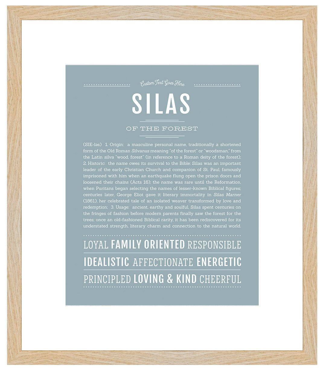 Silas | Name Art Print