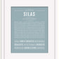 Frame Options | Powder Blue | Black Frame, Matted