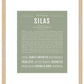 Silas | Name Art Print