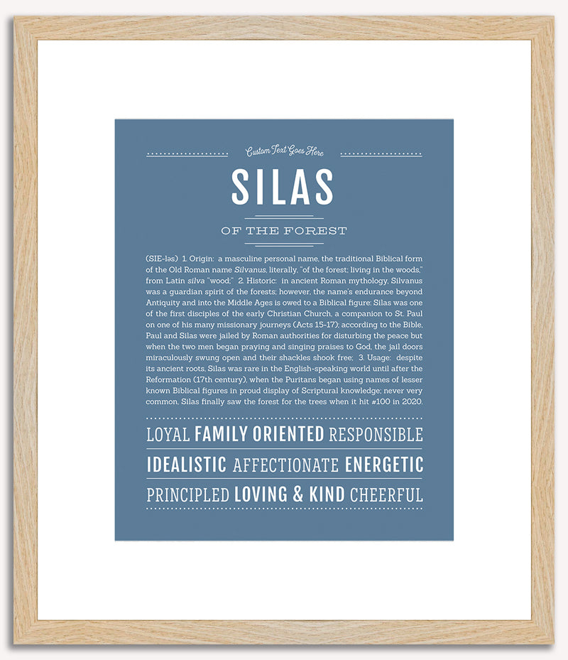 Silas | Name Art Print