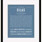 Frame Options | Steele Blue | Maple Frame, Matted