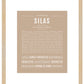 Silas | Name Art Print