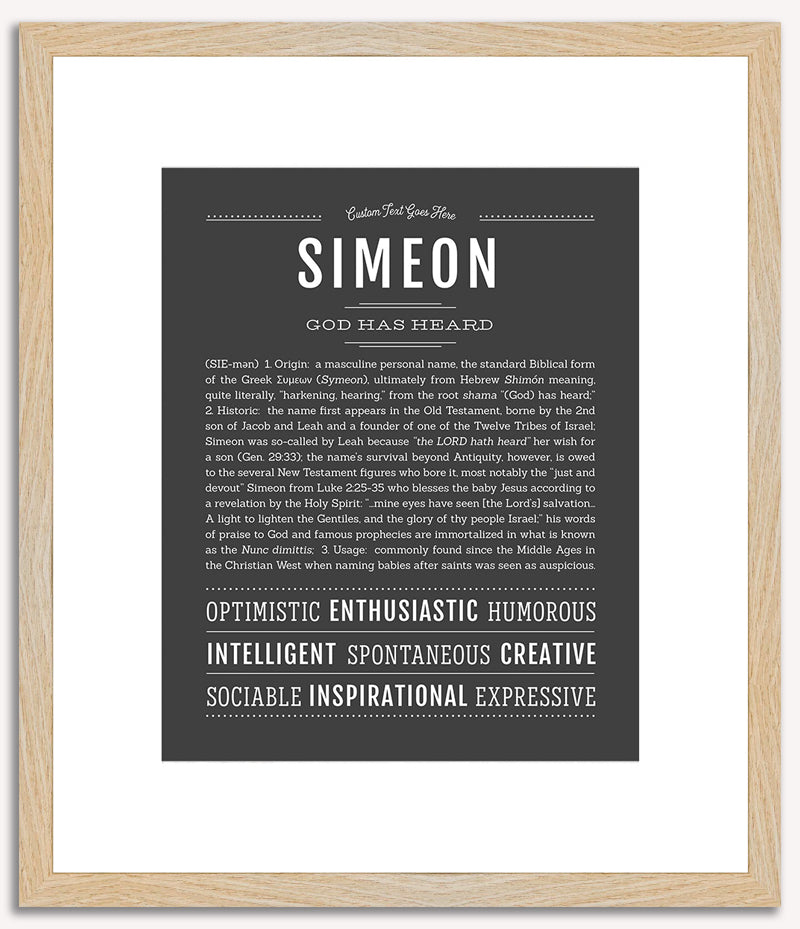 Simeon | Name Art Print