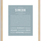 Simeon | Name Art Print