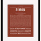 Frame Options | Bordeaux | Black Frame, Matted