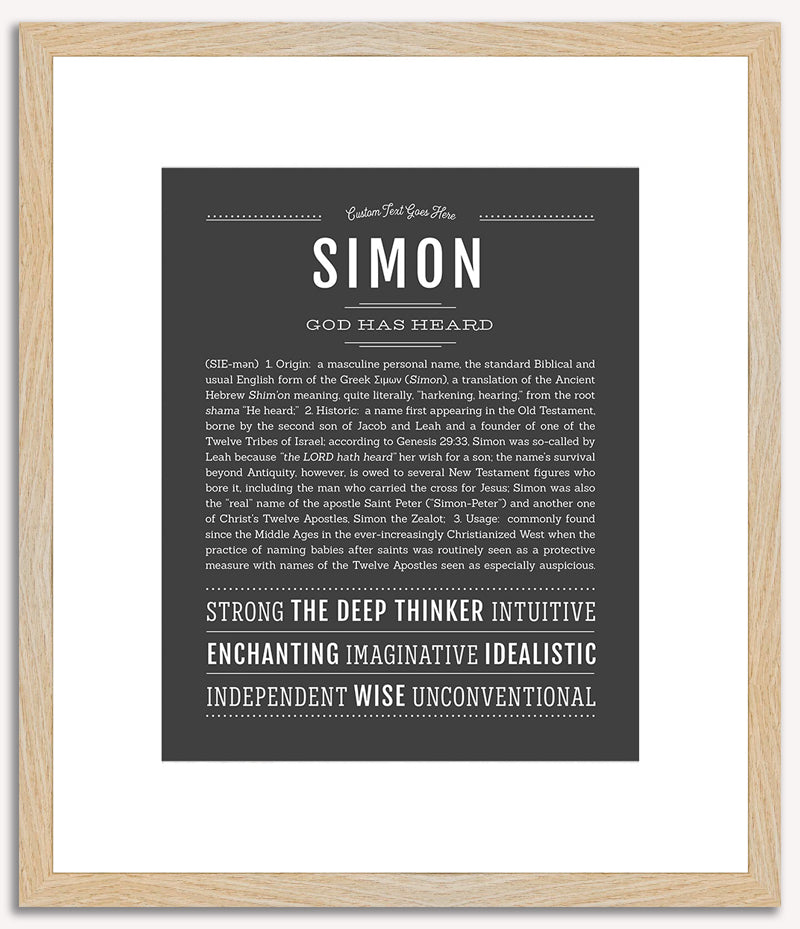 Simon | Name Art Print