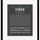 Frame Options | Charcoal Gray | Black Frame, Matted