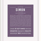 Frame Options | Deep Purple | White Frame, Matted