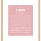 Frame Options | Dusty Rose | Maple Frame, Matted