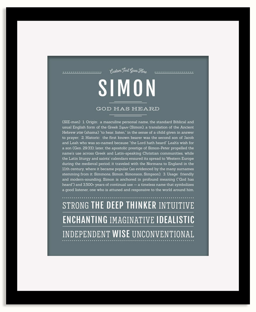 Frame Options | Night Rendezvous | Black Frame, Matted