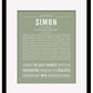 Frame Options | Sage | Black Frame, Matted