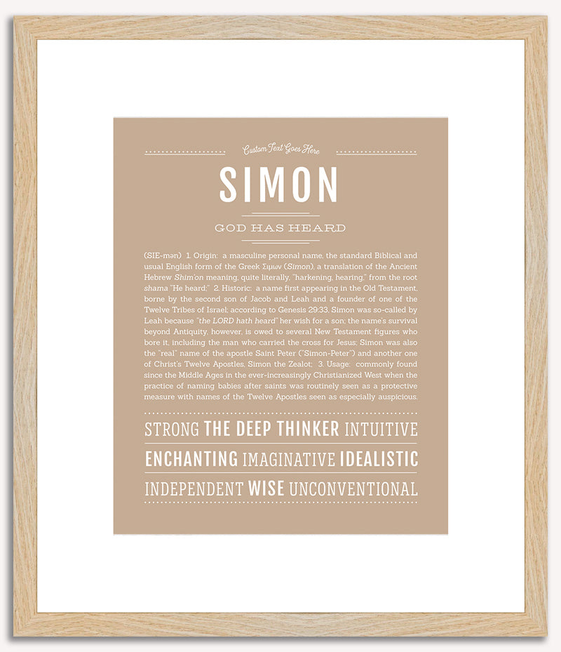 Simon | Name Art Print