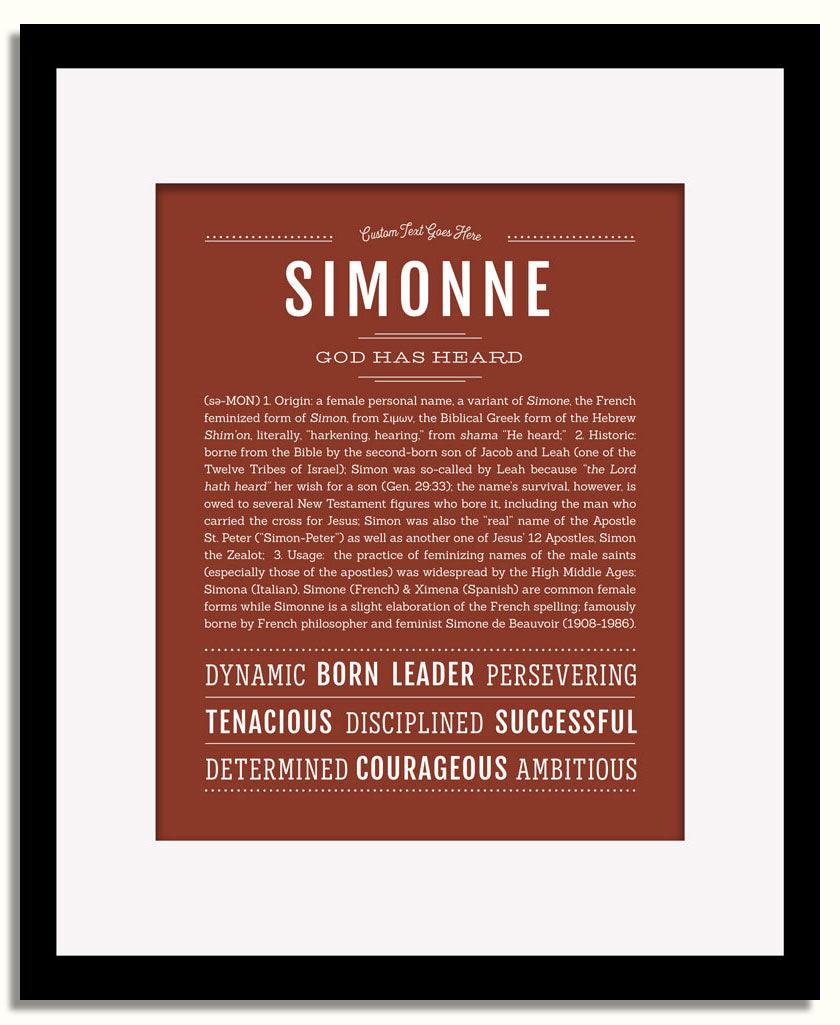 Frame Options | Bordeaux | Black Frame, Matted