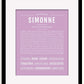 Frame Options | Lilac | Black Frame, Matted