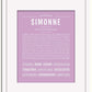 Frame Options | Lilac | White Frame, Matted