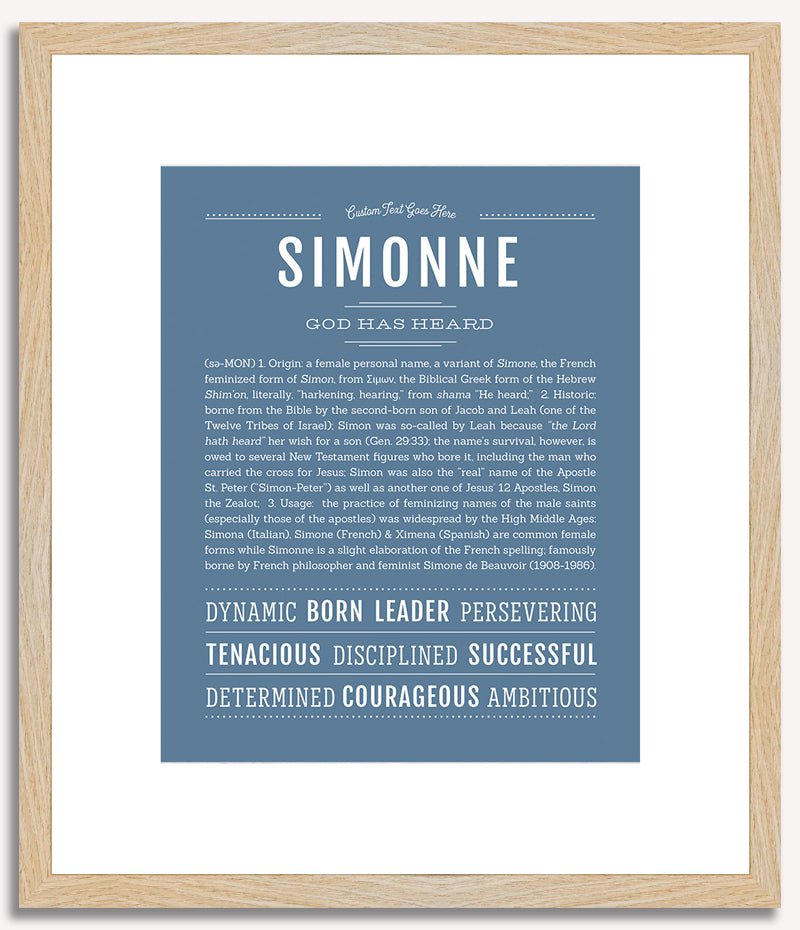 Simonne | Name Art Print