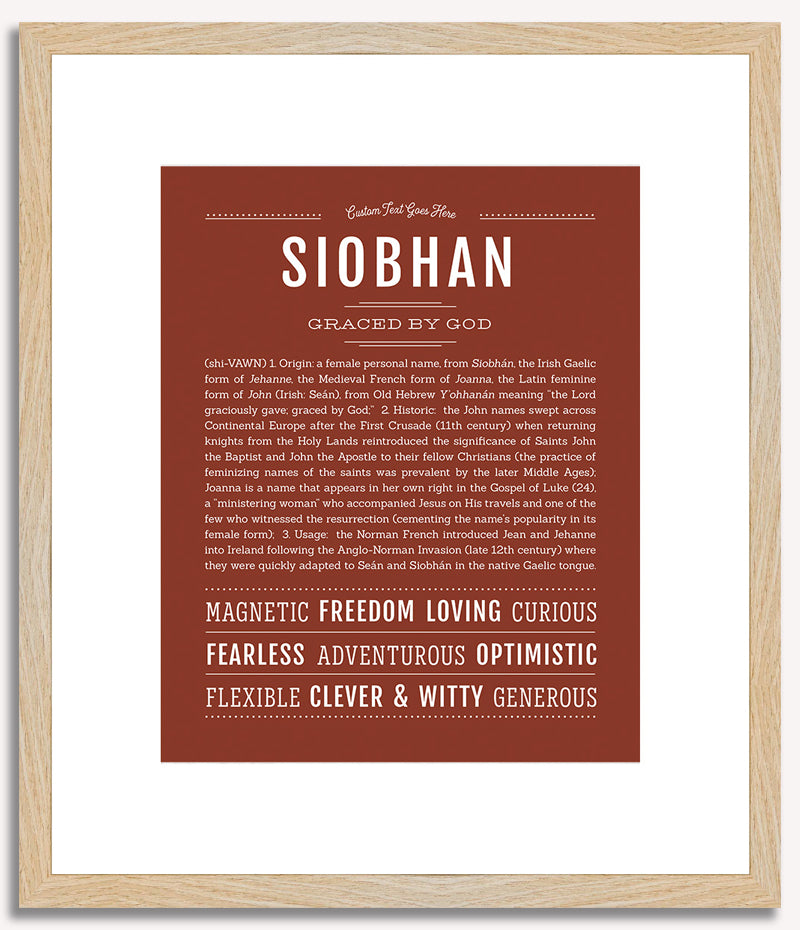 Siobhan | Name Art Print