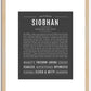 Siobhan | Name Art Print