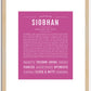 Siobhan | Name Art Print