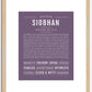 Siobhan | Name Art Print