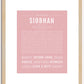 Siobhan | Name Art Print