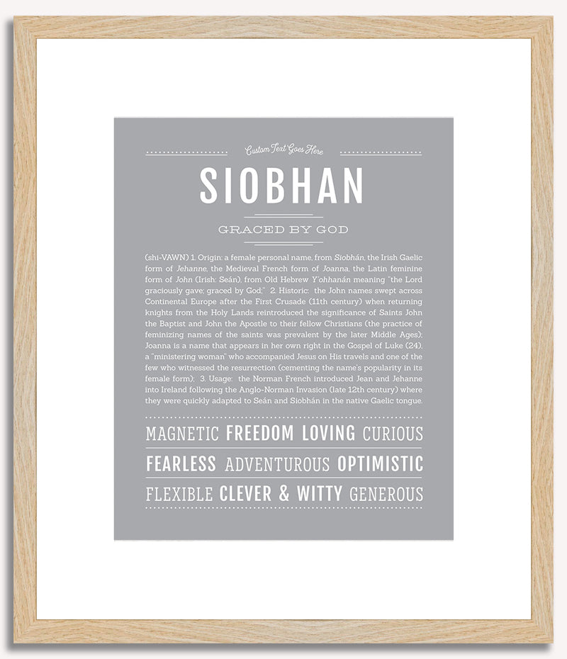 Siobhan | Name Art Print