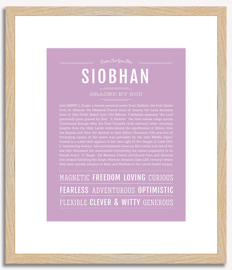 Siobhan | Name Art Print