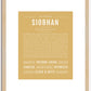 Siobhan | Name Art Print