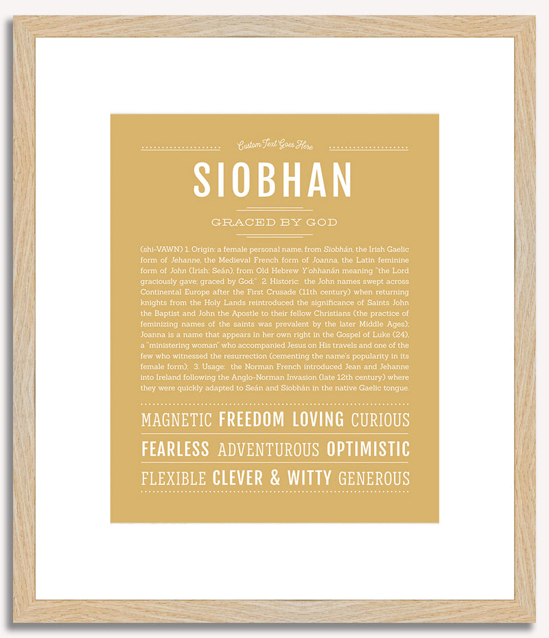 Siobhan | Name Art Print