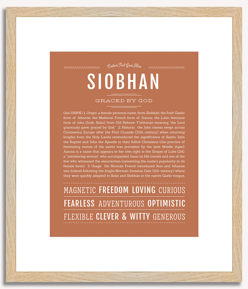 Siobhan | Name Art Print