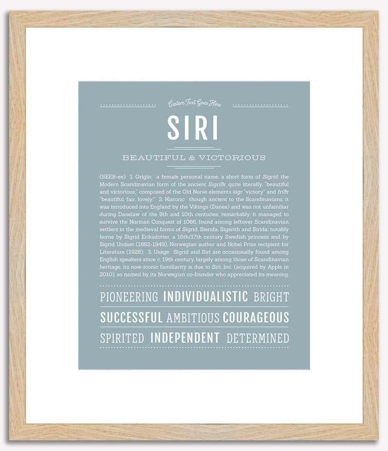 Siri | Name Art Print