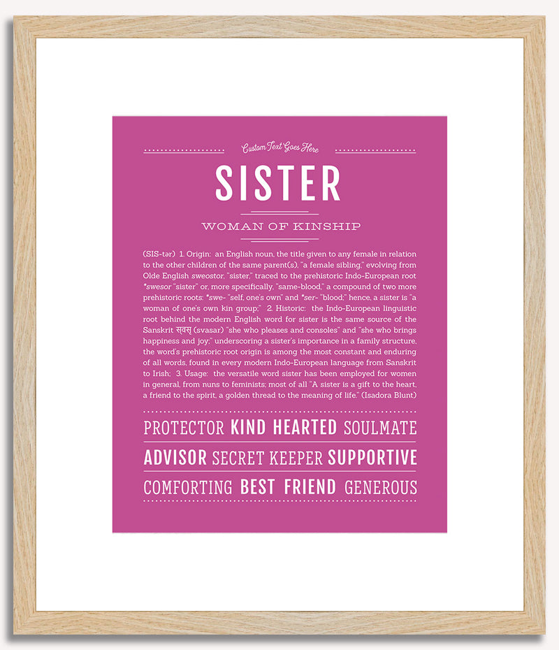 Sister | Name Art Print